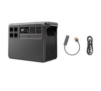 DJI Power 2000 estación de energía portátil 2048 Wh, cable de carga de coche a cable de corriente continua (12 V/24 V), Generador eléctrico para el camping y autocaravanas.
