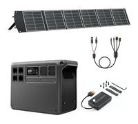 DJI Power 2000 estación de energía portátil 2048 Wh, con 1 panel solar plegable de 200 W, 1 MC4 a DC5525 Male / DC7909 Male/Anderson 30A / XT60 Female, 1 x MPPT.