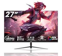 DJiEX 27 Inch Monitor FHD 1920x1080p 180Hz Refresh Rate 3ms Support DP HDMI Home Office Game Monitor Sync Visual Experience, Support Wall Mounted Installation