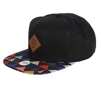 Djinns - 6P Snapback Canvas - Arena, Negro, Talla única