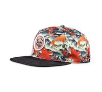 Djinns 6P Snapback Cap Koi Linen Snapback Karpfen Basecap Flat Visor Kappe Mütze