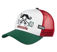 DJINNS Coastal - Mexican Mustache (White/Green) - High Fitted Trucker Cap
