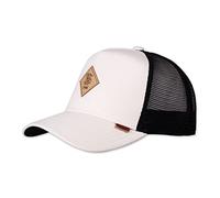 Djinns Cotton Knit Wool White HFT Trucker Cap - One-Size