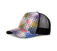 Djinns Dirty Check Multicolor HFT Gorra de Camionero Ajustable