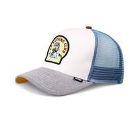 Djinns - DNC Frog (blanco/gris/azul) - Gorra de malla para camionero, blanco/gris/azul, Talla única