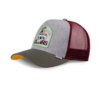 Djinns DNC Scull Gris Verde Olive HFT Gorra de Camionero Ajustable