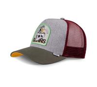 Djinns DNC Scull Gris Verde Olive HFT Gorra de Camionero Ajustable