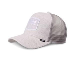 Djinns DNC Wafflemelange Gris Claro HFT Gorra de Camionero Ajustable