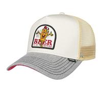 Djinns Food Beer & Coffee Grey/Heather Grey HFT Trucker Cap - One-Size