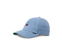 DJINNS Gorra 'DNC Cherry' azul denim / rojo cereza 55-60 azul denim / rojo cereza