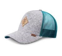 Djinns Gorra HFT Colour Melange Mujer/Hombre - de Malla Beisbol Camionero Snapback, con Visera, Forro Verano/Invierno Primavera Verano Otoño Invierno - Talla única Gris Claro