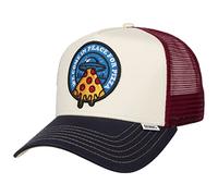 Djinns Gorra HFT Food Peace Pizza de béisbol Baseball (Talla única - Beige Claro)