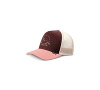 DJINNS Gorra 'Lazy Bird' marrón oscuro / rosa / offwhite 55-60 EUR