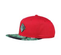 Djinns Gorra Snapback 6 Panel Crazy Pattern Roja Nueva Algodón