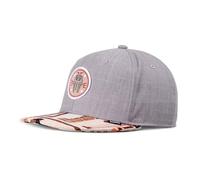 Djinns Gorra Snapback Tutanch de béisbol Baseball (Talla única - Gris)