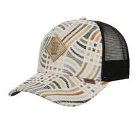 Djinns Gorra Trucker Braid HFT de béisbol Baseball (Talla única - Beige-Negro)