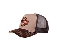 DJINNS Gorra 'Food Bacon' beige / marrón / amarillo / gris oscuro 55-60 beige / marrón / amarillo / gris oscuro
