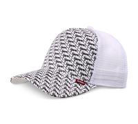 Djinns Hft Cap Entero Camionero Gorra Black Blanco Béisbol Malla Verano Logo