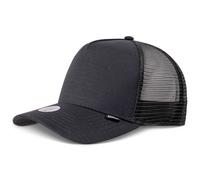 Djinns HFT Rib Stop Trucker Cap Negro Meshcap Rip Gorra Básica OSFM