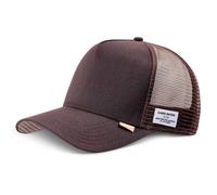 Djinns HFT Trucker Cap GlenCheck Marrón Basecap Kappe Mütze Meshkappe Basic Hat
