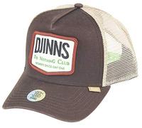 Djinns HFT Trucker Cap Nothing Club 2 Heatdye Dark Brown - One-Size