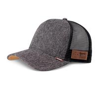 Djinns HFT Trucker Mesh Cap Spotted Tweed Negro Gorro Melange Patch Snapback Hat