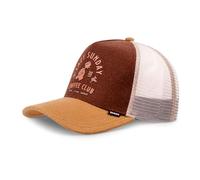 Djinns Lazy Barista Marrón Beige HFT Gorra de Camionero Ajustable