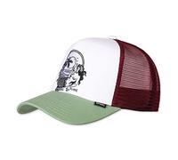Djinns Lazy Mermaid White/Wine/Olive HFT Trucker Cap - One-Size