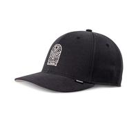 Djinns - Leaf Sun - 6 paneles TrueFit Curved Visor Dad Cap Baseball Caps, Negro , Talla única