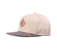 Djinns - Triángulo de color, 6 paneles, gorra de snapback, gorra, Rev. Caqui, Talla única