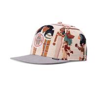 Djinns - Tutanch Linen - 6 paneles Snapback Caps, gris, Talla única