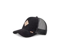 Djinns - Waffle Cord (black) - Gorra de malla para camionero, Sombrero Gorro, Negro, Talla única