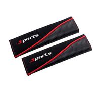 DJJNHF 2 Pcs Almohadillas Cinturón Coche para Renault Talisman Grandtour KP I 2016-2022, Fundas Protectoras Fibra de Carbono Ante Suave Cojín Hombro Accesorios