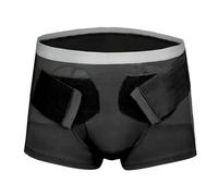 DJJYCTNM Braguero Hernia Inguinal Hombre, Calzoncillos de Soporte para Hernia con 2 Almohadillas de Compresión Extraíbles, Correas Ajustables para La Ingle para Hernia Inguinal Simple o Doble(M)