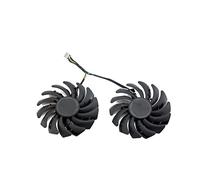 djkyu 2pcs /Lote 4Pin PLD09210S12HH RX 5500 XT Fan más frío Apto for MSI Radeon RX5500 XT Mech OC Ventilador de la Tarjeta de Video