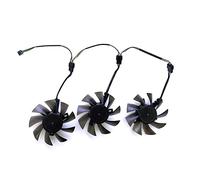 djkyu 3pcs 7 5mm Bola FD8015H12S FD7010H12S 12V Reemplaza a Radeo nvii Formador de Ventilador más frío for AMD FIT for XFX Radeon VII Gráficos Tarjeta de Video Fans de enfriamiento