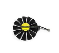 djkyu 9 5mm PLD10010S12H T129215SM 0.30AMP RX580 Fan Apto for ASUS Adecuado Arez Radeon RX 580 Dual OC Tarjeta de gráficos Fan de enfriamiento (Blade Color : 1PCS)