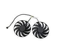 djkyu 9 5mm T129215SU FDC10U12S9-C 4 Pin 560 0xt 5700xt Tarjeta de gráficos Fan Ajuste for ASUS Radeon RX 5700 5600 XT Dual EVO OC