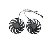 djkyu T129215SU FDC10U12S9-C Fan más frío Apto for ASUS Dual-RX 5500 xt-o8g-evo rog-strix-rx5500 xt-o8g-gaming Refrigeración de la Tarjeta de Video (Blade Color : 2PCS)