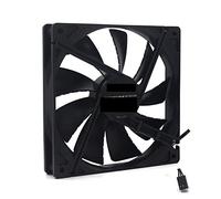 djkyu Ventilador de enfriamiento de 140 mm 14 cm T1402512M-3M 140x2 5mm DC 12V 0.30A (0.18A) 1200RPM Alta Velocidad Cfm 3 - Pin Supply Power Fit for Evaga