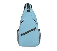 DJNGN Autumn Wavebo Blue Crossbody Chest Bag, bandolera, mochila de senderismo al aire libre de fin de semana, adecuada para hombres y mujeres