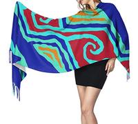 DJNGN Bufanda de cachemir para mujer con leggings y clase aeróbica divertida y loca, chal, elegante, cálida y suave, manta grande