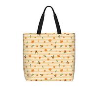 DJNGN Calabazas Maíz Girasoles Casual Bolso De Hombro Bolso Reutilizable Compras Viaje Bolsa De Comestibles Tote Regalos Para Mujeres