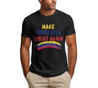 DJNGN Camisetas para Hombre y Mujer Hagamos a Venezuela Grande Otra Vez