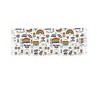 DJNGN Chales, mantas finas, rave, LGBT Love Wins, bufandas personalizadas para mujer, regalos de broma de invierno