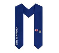 DJNGN Estolas, chales, fajas y bufandas para graduados de estudios internacionales en las Islas Caimán