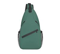 DJNGN Flying Spring Green Crossbody Chest Bag, bandolera, mochila de senderismo al aire libre de fin de semana, adecuada para hombres y mujeres