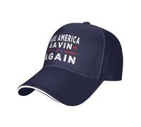DJNGN Ganar a Newsom, Hacer Que Estados Unidos vuelva a ser Gavin Elecciones presidenciales Gorra de béisbol para Hombre y Mujer Gorra de Golf para papá Negra