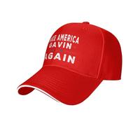 DJNGN Ganar a Newsom, Hacer Que Estados Unidos vuelva a ser Gavin Elecciones presidenciales Gorra de béisbol para Hombre y Mujer Gorra de Golf para papá Negra