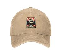 DJNGN Gorra antifascista contra el fascismo, Gorras de Golf Estilo Retro para papá, Gorras de béisbol - Natural
